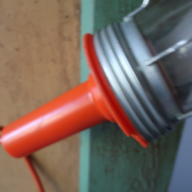 Looplamp kooilamp industrie VERKOCHT