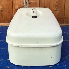 Broodtrommel metaal Brabantia wit creme