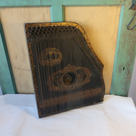 Citer zither snaarinstrument origineel OPKNAPPER
