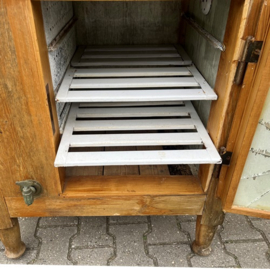 Koelkast koelmeubel  ijskast hout antiek