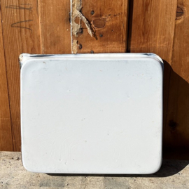 Emaille bak doka ontwikkelbad schaal wit