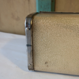 Beschuit trommel 29 x 12 x 12 metaal origineel