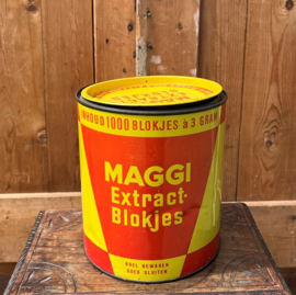 Blik Maggi Extract blokjes rond Ø 17,5 origineel