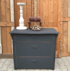 Ladekast commode grijs 94,5 breed VERKOCHT
