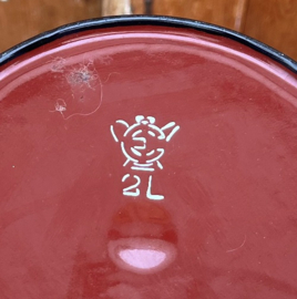 Waterkan 2L schenkkan kan emaille VERKOCHT