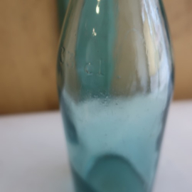 Fles bierfles 33 cl groen glas dop porselein