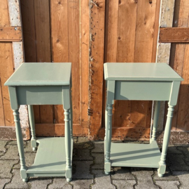 Nachtkastje groen 70 cm bijzet VERKOCHT