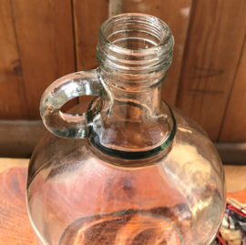 Stolp glas rond 24,5 cm hoog fles model