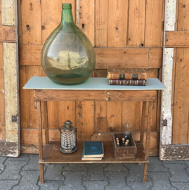 Bijzettafel hal tafel sidetable plant VERKOCHT