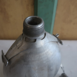 Drinkfles metaal aluminium veldfles 22 cm