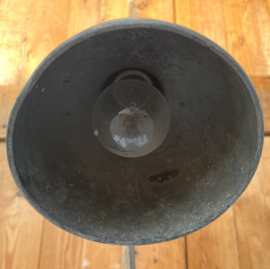 Tafel lamp metaal bureau buro vintage industrie