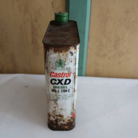 Olie blik olie drum Castrol motor oil barn found