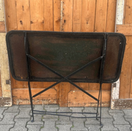 Tuintafel bistrotafel metaal zwart opklapbaar