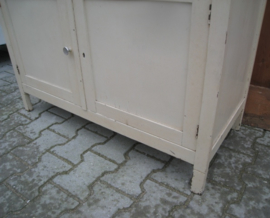 Commode brocante wit creme VERKOCHT