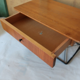 Wandschap rek vintage mid century VERKOCHT