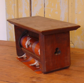 Rolhouder hout 28 cm origineel papier