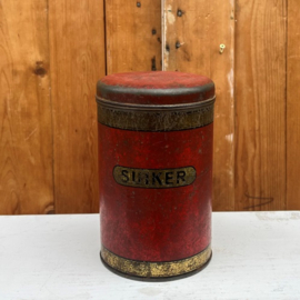 Pot bus suiker rood hoogte 17,5 cm origineel