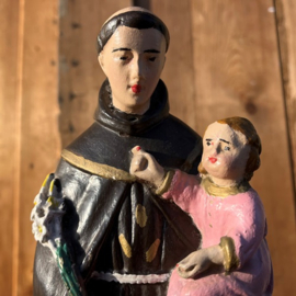 Heilige Antonius met kind origineel 30 cm