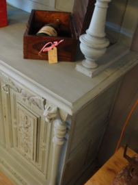 Buffetkast servies kast keuken groen brocante VERKOCHT