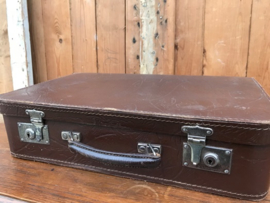 Koffer bruin koffertje 45 cm VERKOCHT