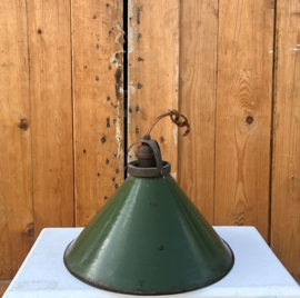 Hanglamp ganglamp emaille origineel groen