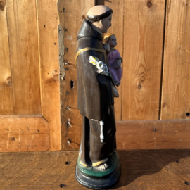 Heilige Antonius met kind origineel 30 cm