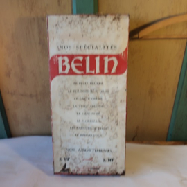Blik Biscuits Belin Château Thierry koekjes