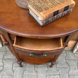 Sidetable haltafel Engeland origineel half rond