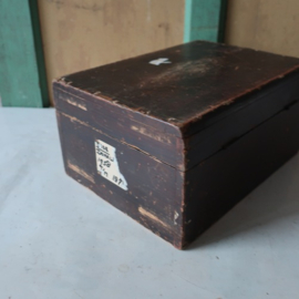 Houten kist origineel 29 x 22 x 14 cm