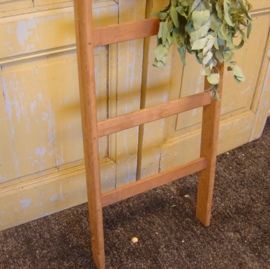 Houten ladder trap 6 treden decoratie VERKOCHT