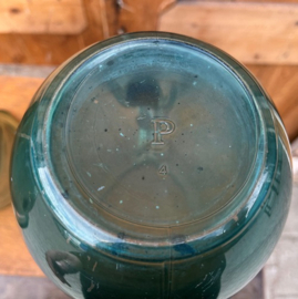 Karaf glas origineel groen Engeland waterkan