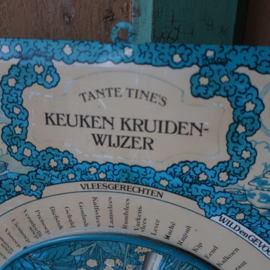 Tante Tine's Keuken Kruidenwijzer metaal