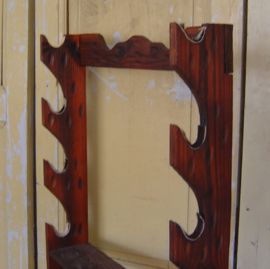 Wandrek wandschap gewerenrek hout VERKOCHT