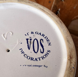 Schaal op voet wit diameter 34 cm VERKOCHT
