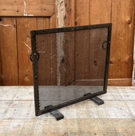 Haard scherm vonkenvanger metaal 45 cm