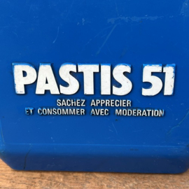 Waterkan kan Pastis 51 blauw plastic Frankrijk