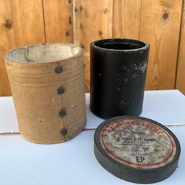 Cylindres Pathe 1900 in koker grammofoon VERKOCHT