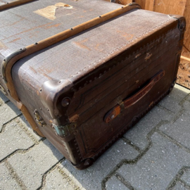 Kist hutkoffer dekenkist oud latten VERKOCHT