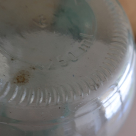 Vaas pot glas origineel groen diameter 20 cm