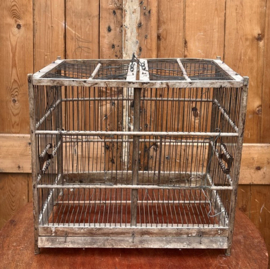Vogelkooi kooi hout 43 x 27 x 36,5 VERKOCHT