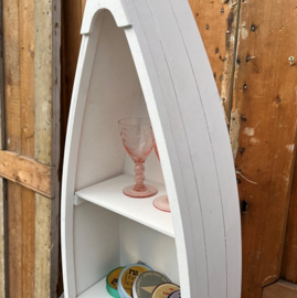 Boekenkast type boot kano skiff VERKOCHT