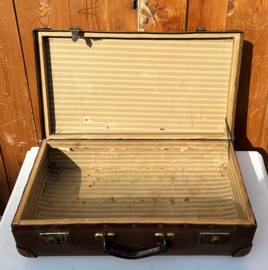 Koffer bruin 44 x 25 x 12 cm Vulcan Fibre origineel