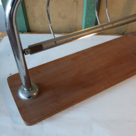 Papier rolhouder chroom 66 cm origineel retro