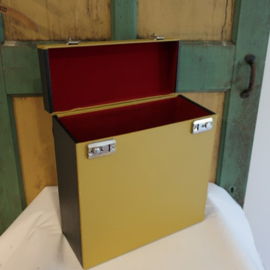 LP koffer vinyl platenkoffer retro vintage VERKOCHT