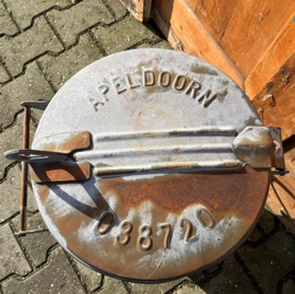 Vuilnis emmer zink Apeldoorn metaal decoratie