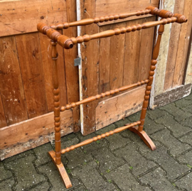 Wasrek origineel hout handdoekrek droogrek