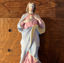 Beeld Jezus Heilig Hart 22 cm hoog porselein