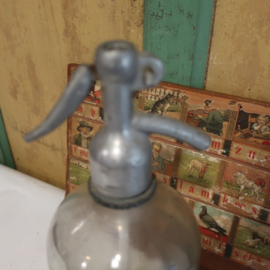 Spuitwaterfles sodafles blank glas origineel