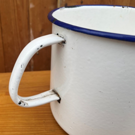 Maatbeker 3 liter emaille wit VERKOCHT