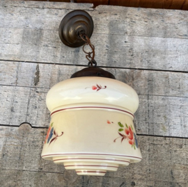 Hanglamp Art Deco ganglamp hallamp glas